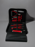 Kit Manucure & Pédicure 10 Pièces – Trousse Noire Professionnelle