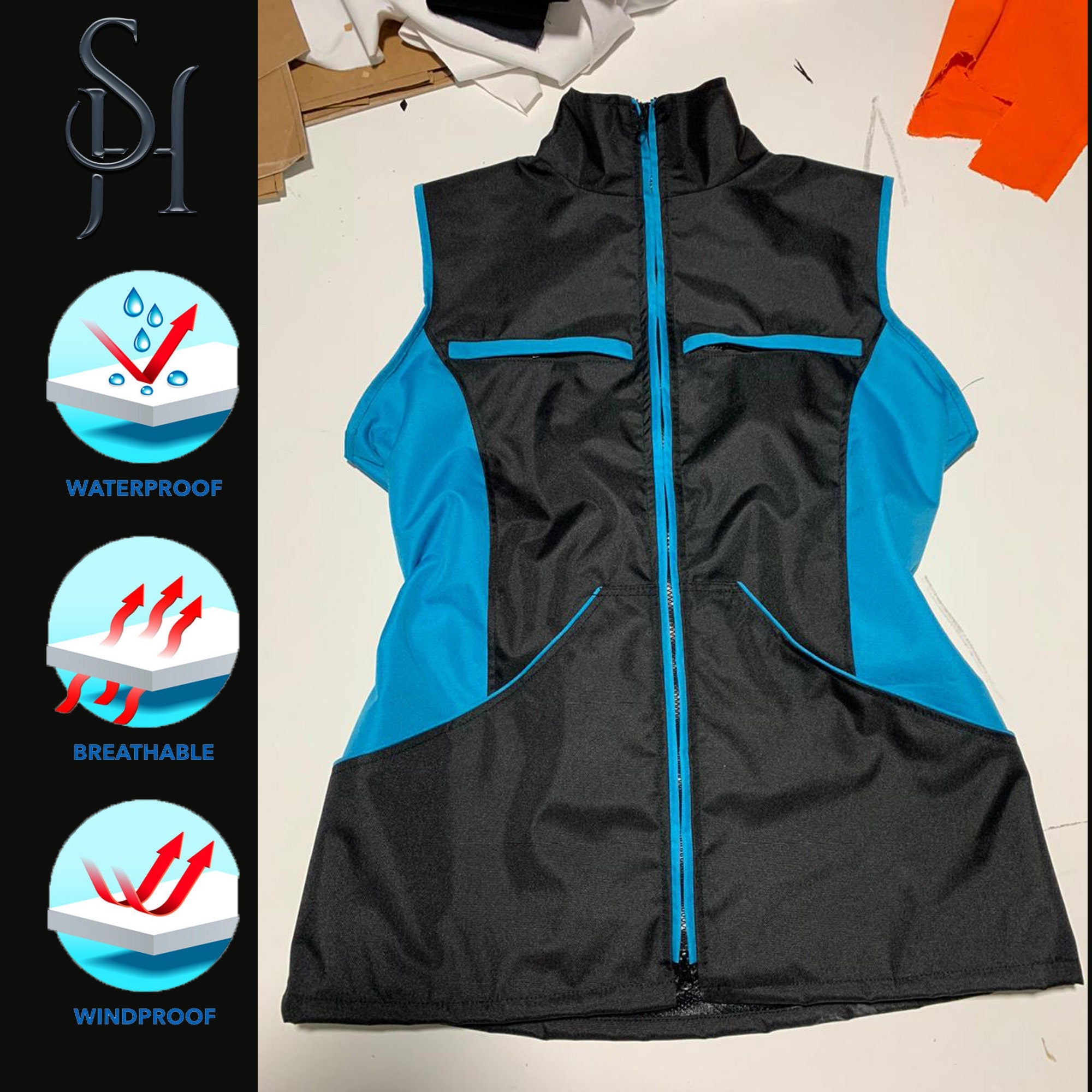 Gilet d'été pour maître-chien | Gilet d'entraînement pour chien | Gilet d'entraînement pour maîtres-chiens