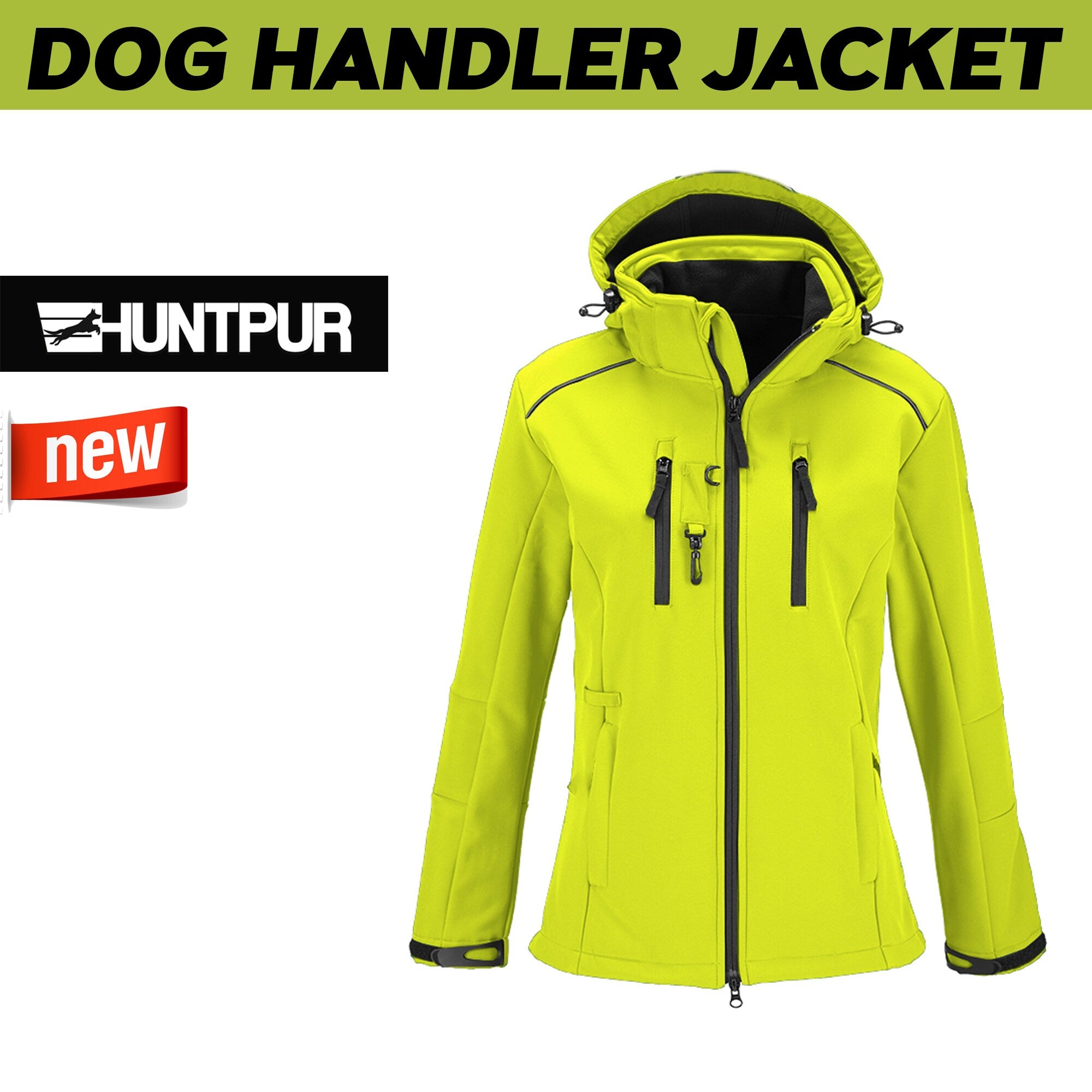 Veste de maître-chien | Veste de sport pour chien | Veste de dresseur | Veste d'entraînement pour chien | Veste d'hiver | De nombreuses couleurs différentes